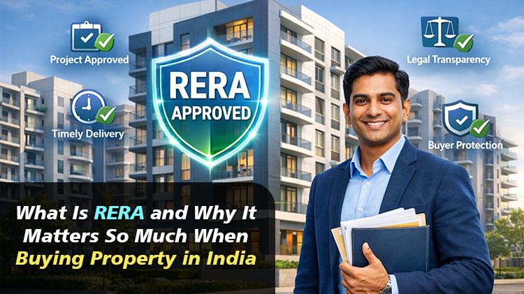 A Man Picture with RERA approved project documents