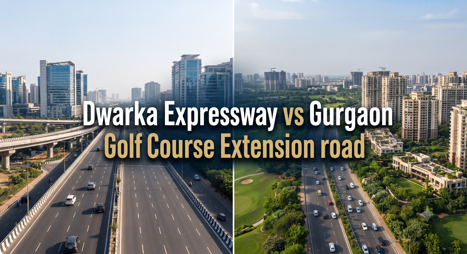 Dwarka Expressway vs Gurgaon Golf Course Extension: Which Is Better for ROI?